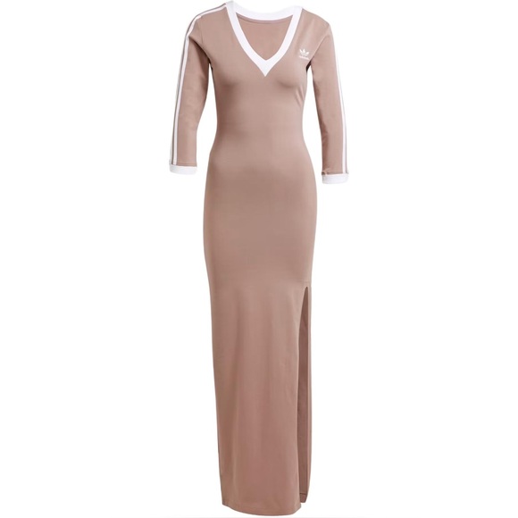 Adidas Women's Tan/Brown Maxi Dress - Picture 2 of 10